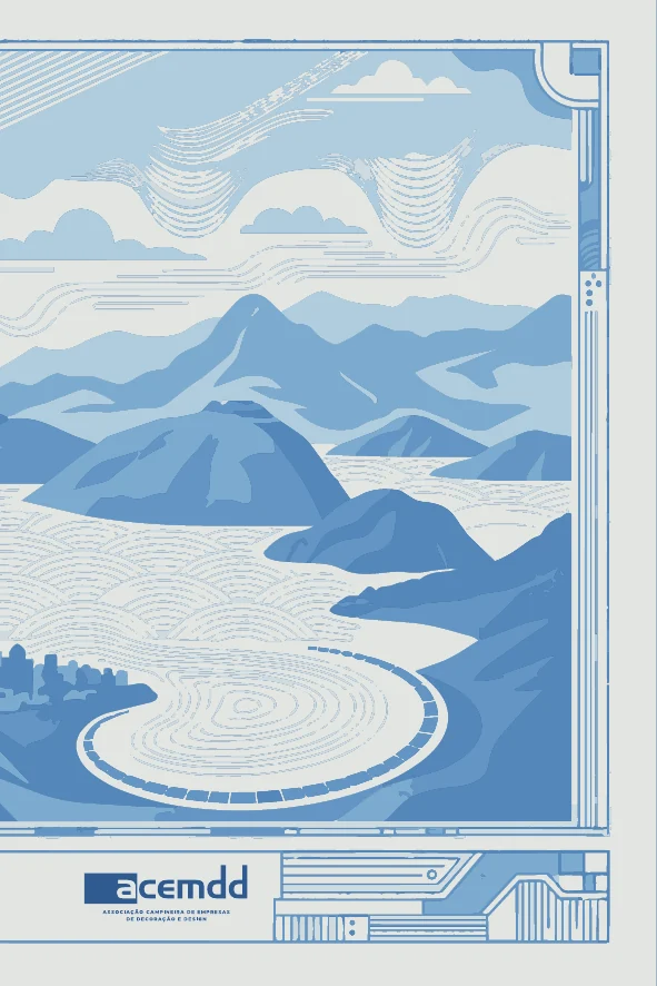 Ilustração panorâmica do Rio de Janeiro